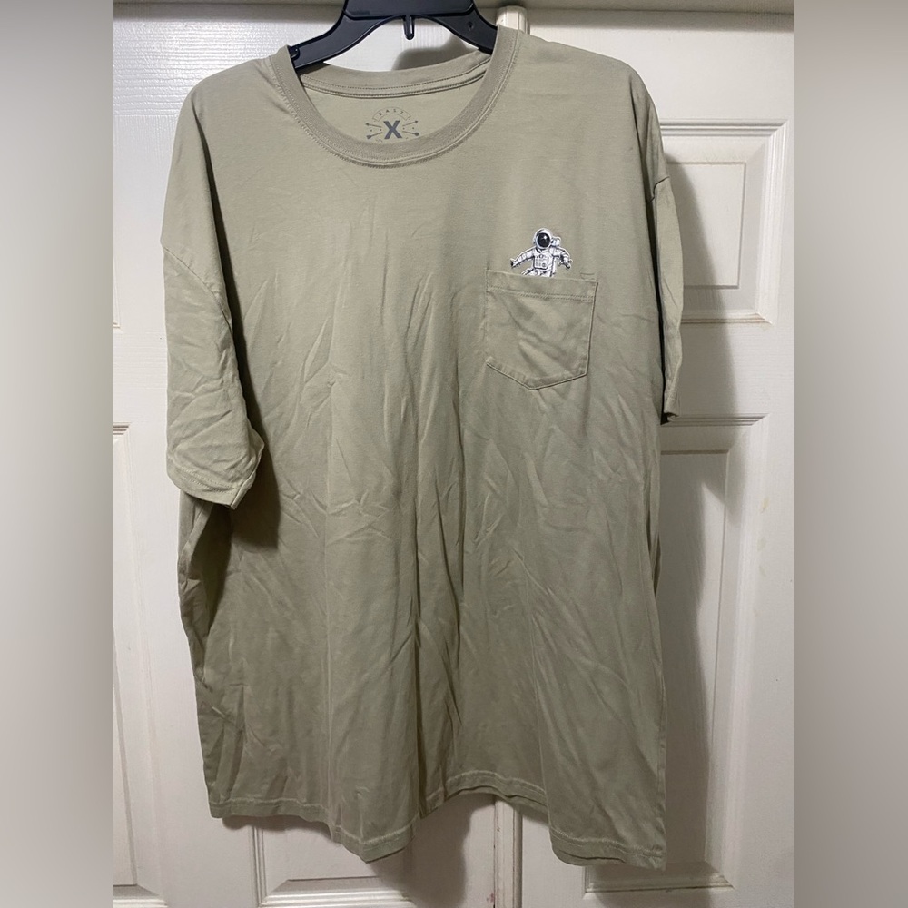 East West Tan Short Sleeve Crew Neck Tee